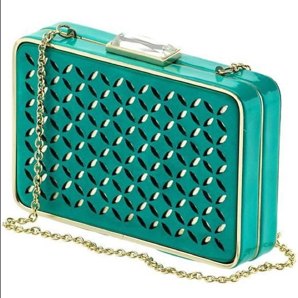 Sondra Roberts Handbags - ✨Turquoise laser cut w/gold accents